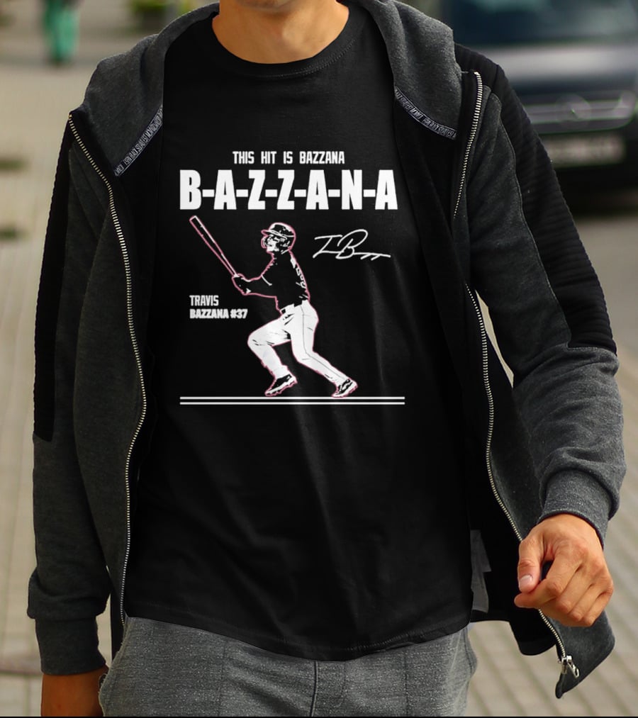 Travis Bazzana 37 Cleveland Baseball This Hit Is Bazzana Bazzana T-Shirt