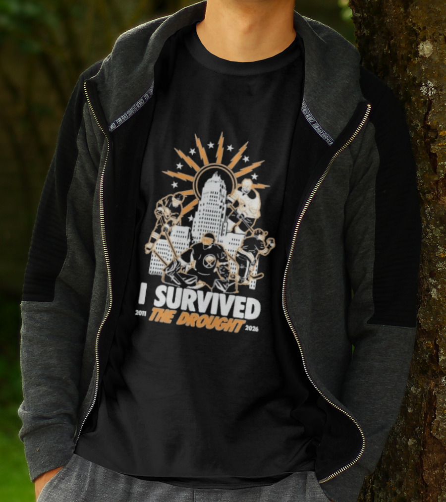 Buffalo Sabres I Survived The Drought 2011 2026 Iconic Hockey Celebration T-Shirt