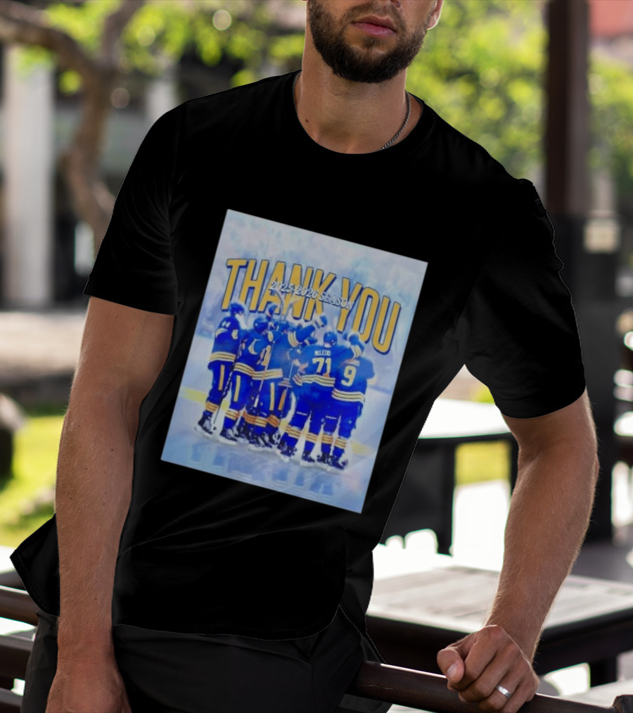 Buffalo Sabres Thank You 2025 2026 Season Players T-Shirt