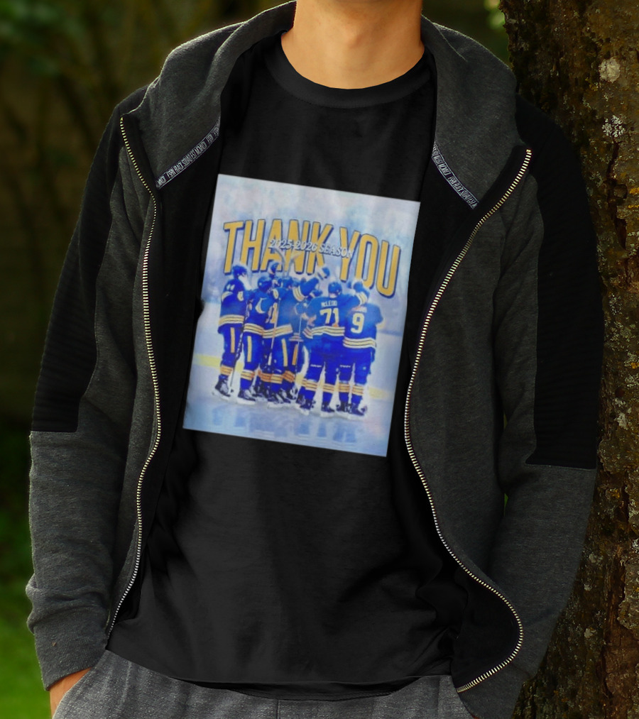 Buffalo Sabres Thank You 2025 2026 Season Players T-Shirt
