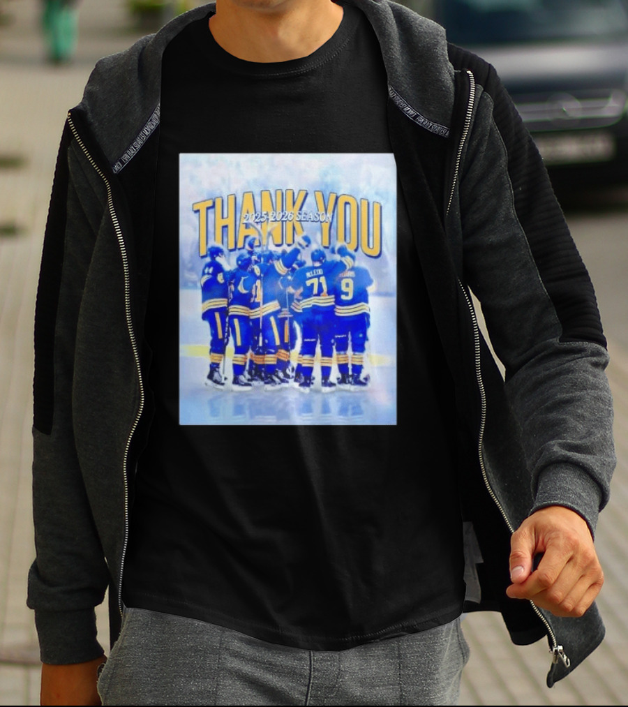 Buffalo Sabres Thank You 2025 2026 Season Players T-Shirt