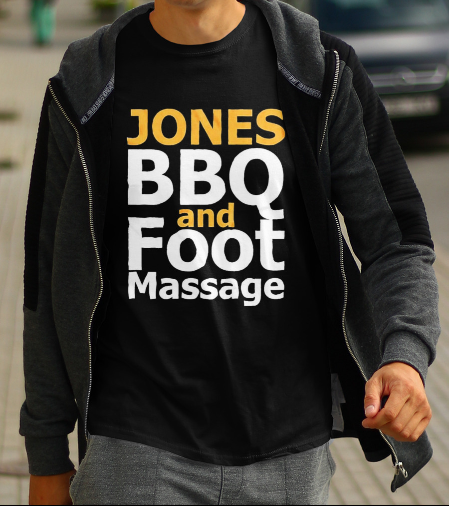 Jones BBQ And Foot Massage Viral Humor Comedy Sketch T-Shirt