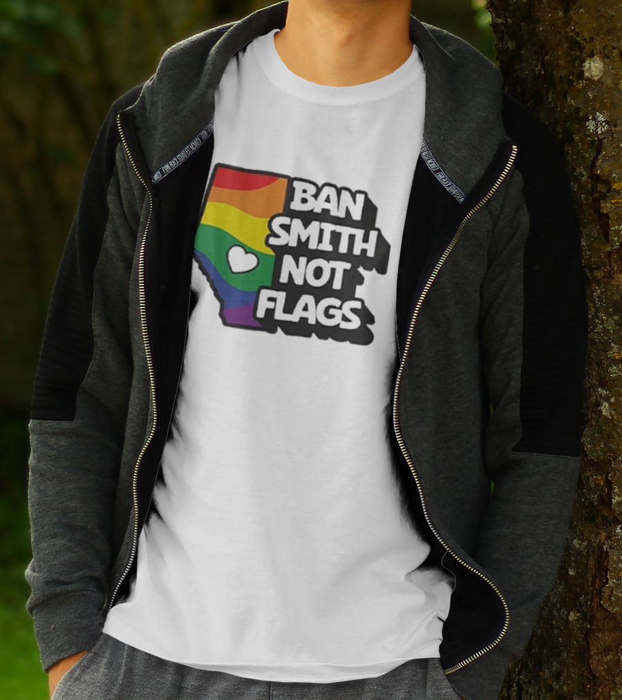 Ban Smith Not Flags Pride Rainbow Alberta Love T-Shirt