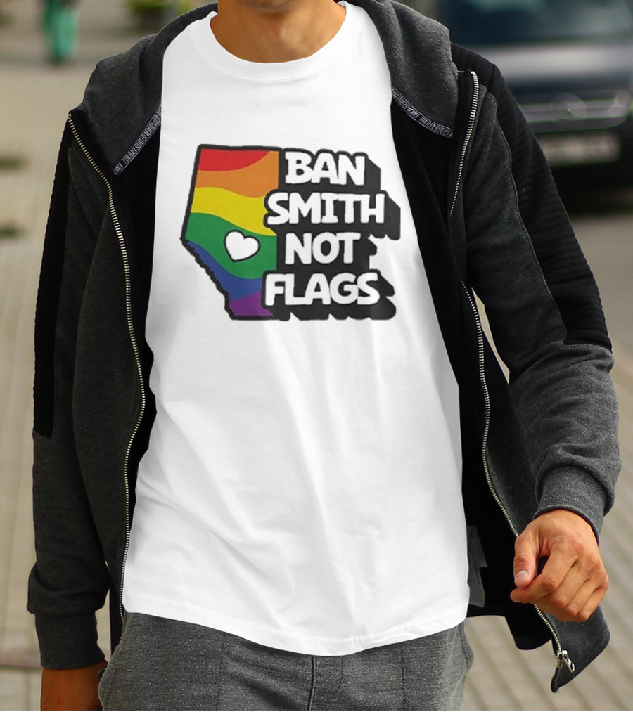 Ban Smith Not Flags Pride Rainbow Alberta Love T-Shirt