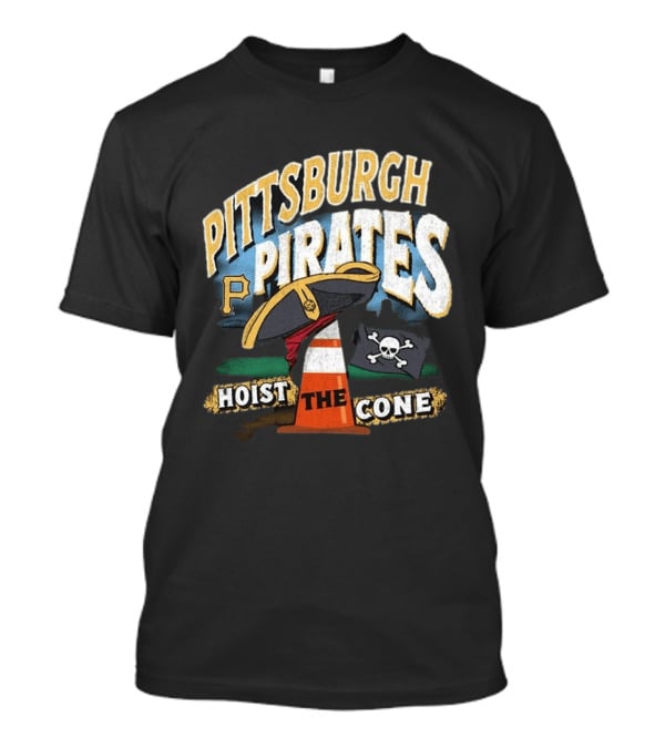 Pittsburgh Pirates Hoist The Cone Skull Flag T-Shirt