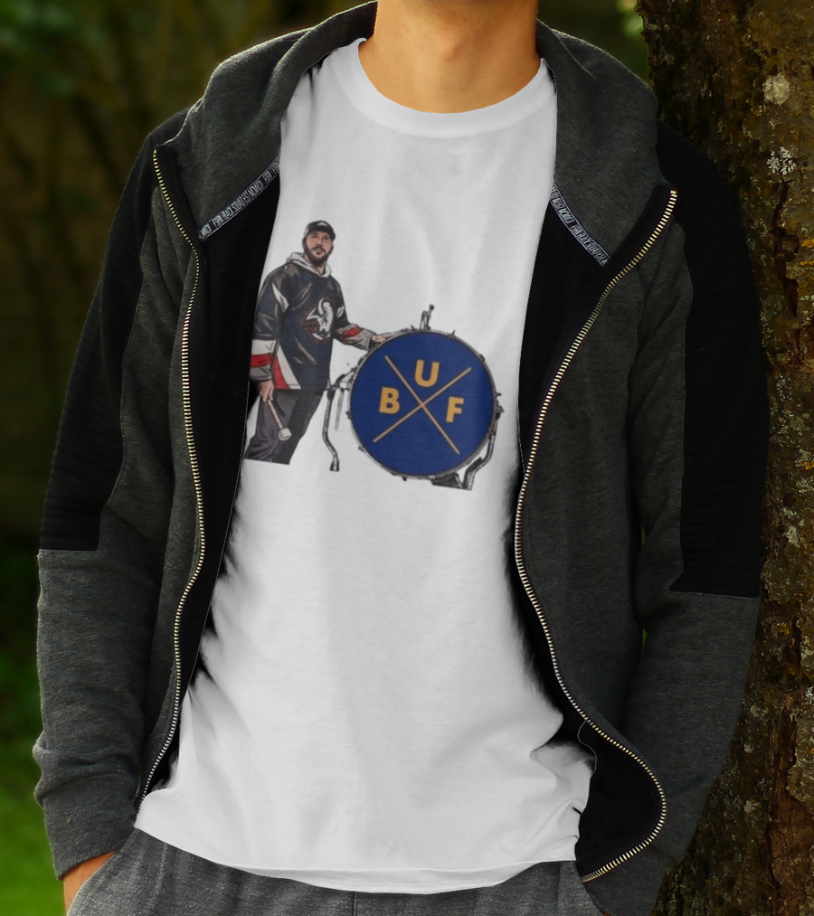 Buffalo Sabres Hockey Josh BUF Drum Team Spirit T-Shirt