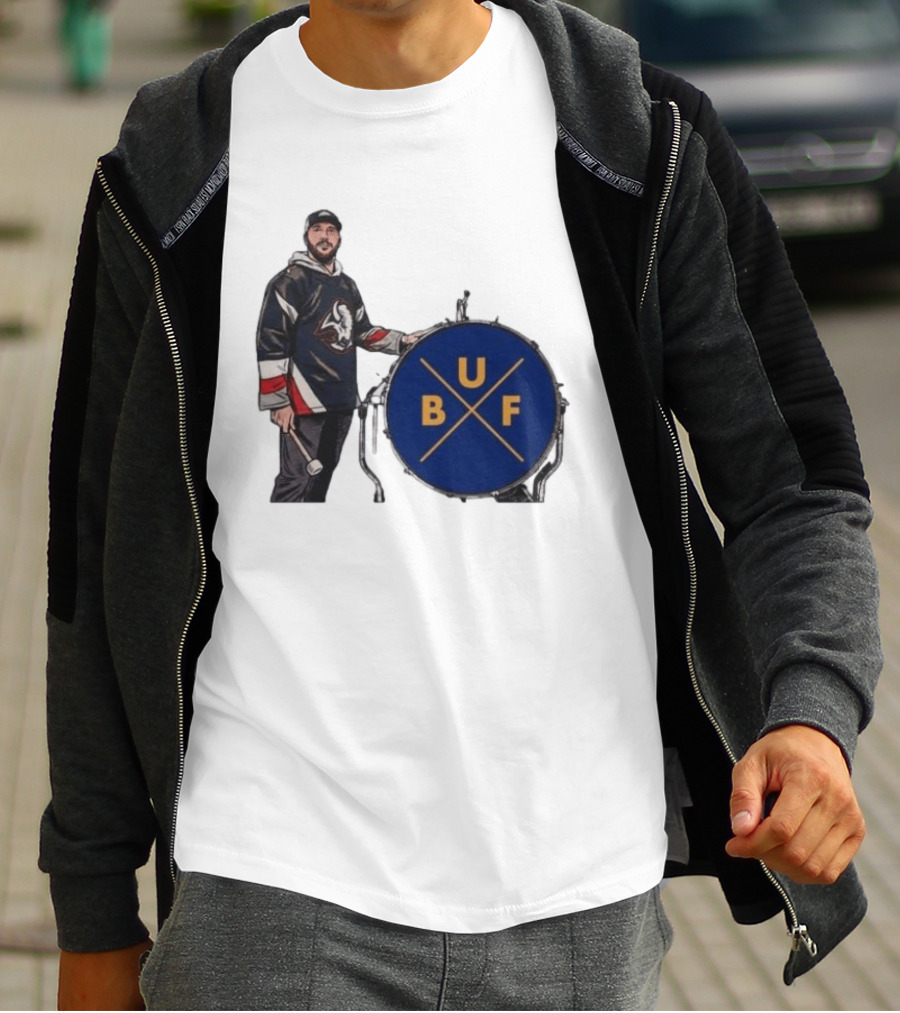 Buffalo Sabres Hockey Josh BUF Drum Team Spirit T-Shirt