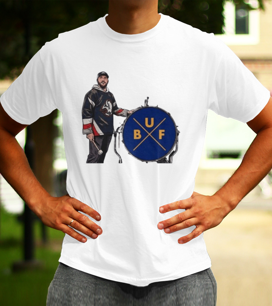 Buffalo Sabres Hockey Josh BUF Drum Team Spirit T-Shirt