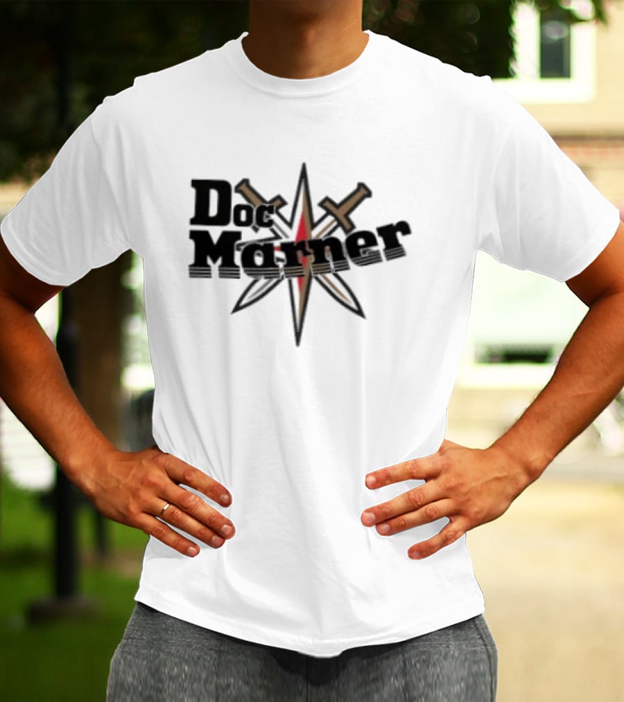 Doc Marner Swords Icon Starburst T-Shirt