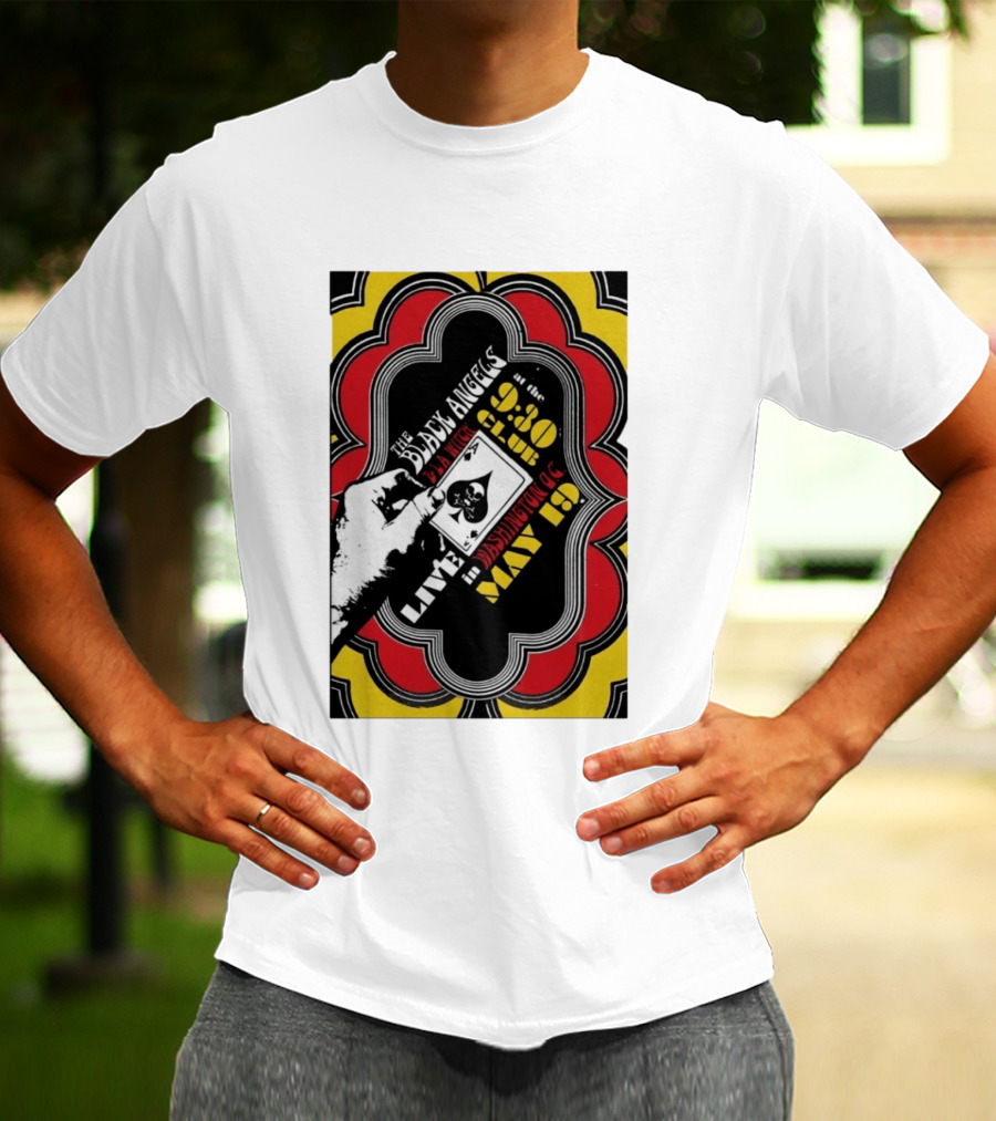 The Black Angels Live Washington D.C. May 19 Playing Card T-Shirt