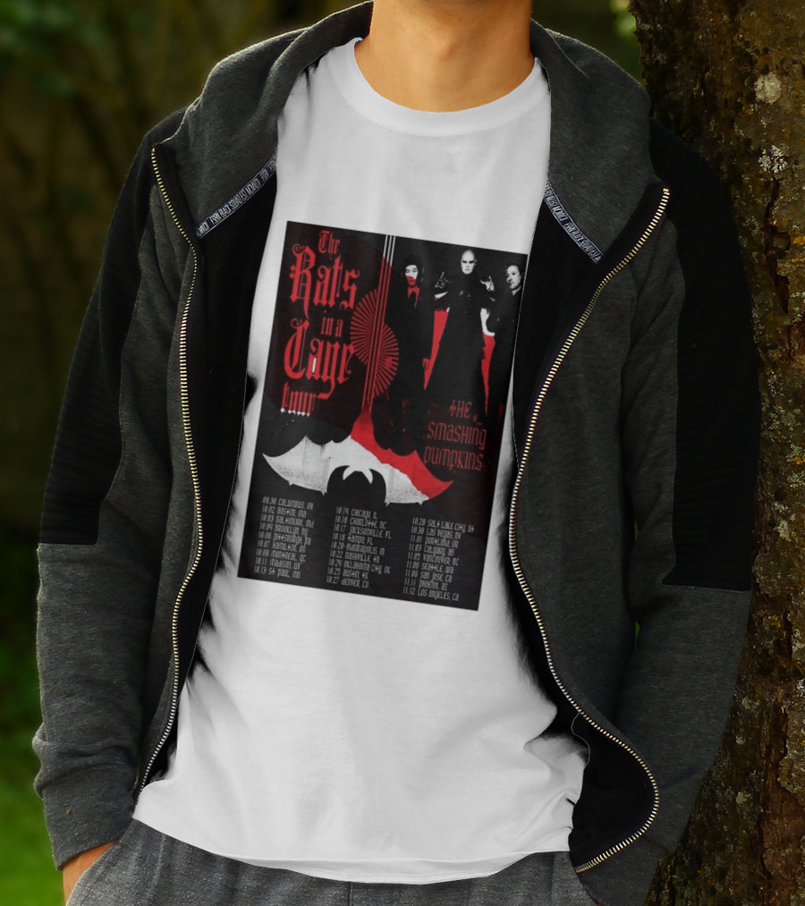 The Smashing Pumpkins Rats In A Cage Tour 2026 T-Shirt