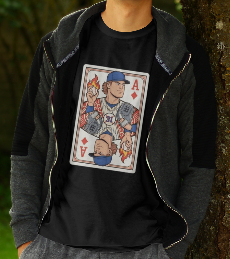 Cam Schlittler Ace Of Diamonds Poker Card Yankees Number 31 T-Shirt