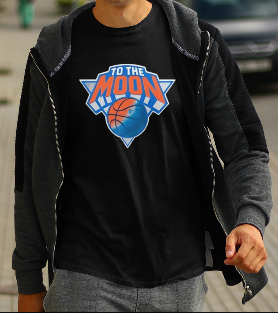 To The Moon New York Knicks Basketball T-Shirt
