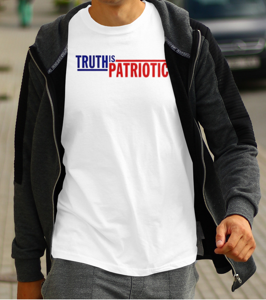 Truth Is Patriotic Bold Red White And Blue T-Shirt