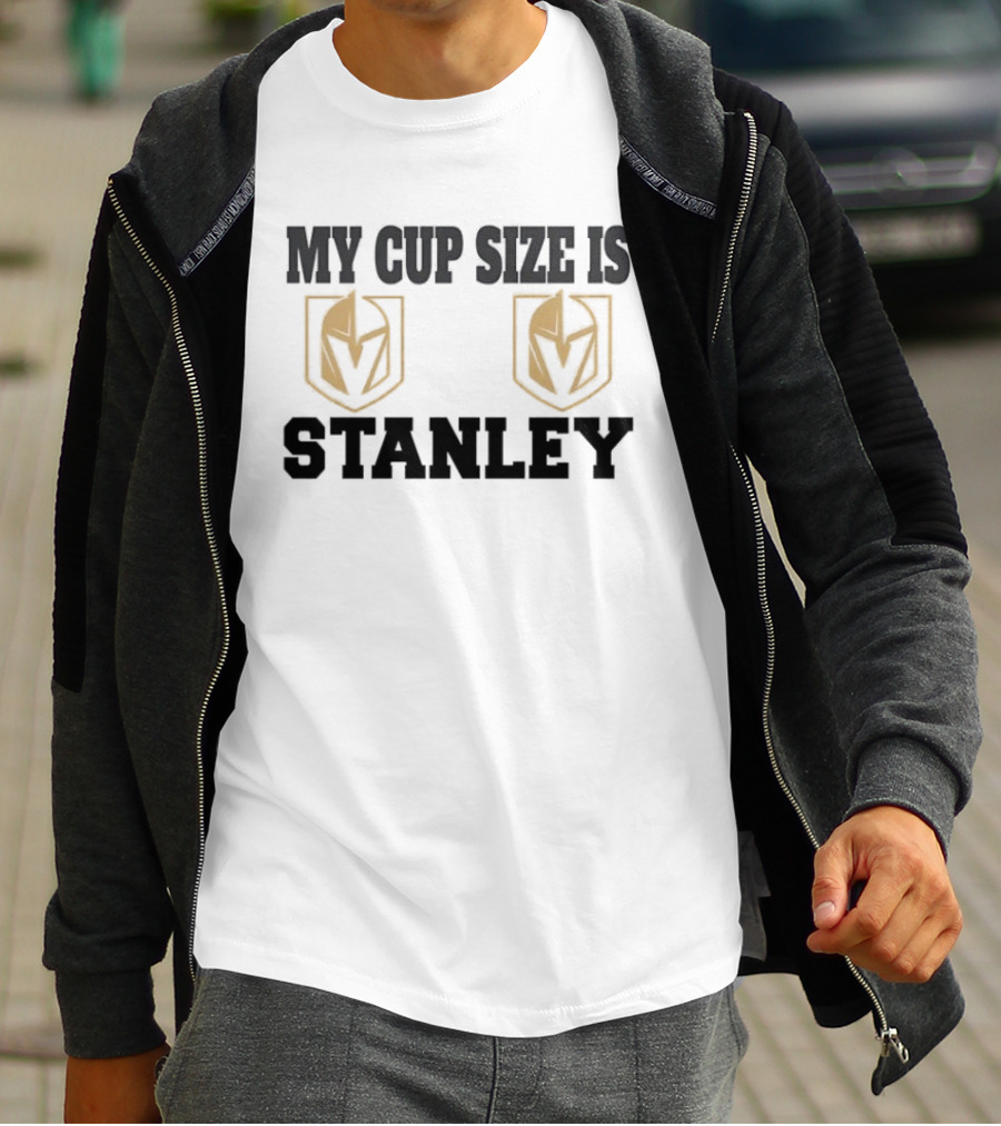 Vegas Golden Knights My Cup Size Is Stanley NHL Team Triumph T-Shirt