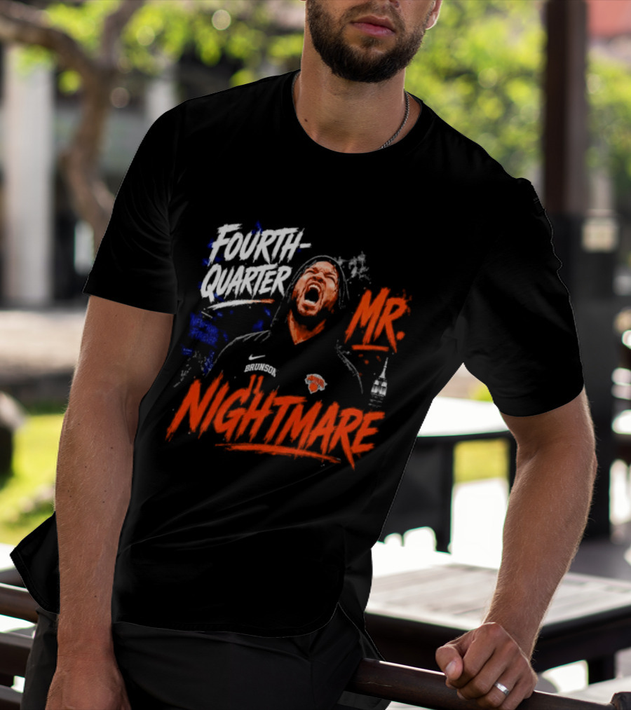 Fourth Quarter Mr. Nightmare New York Knicks T-Shirt