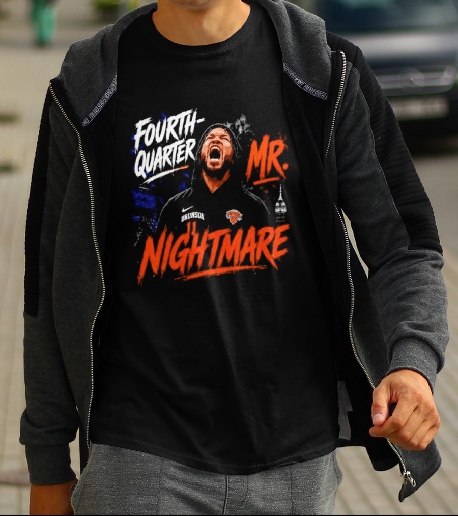 Fourth Quarter Mr. Nightmare New York Knicks T-Shirt