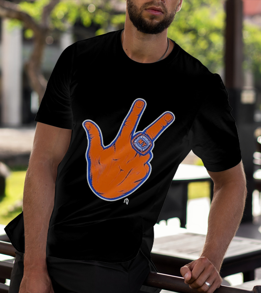 World Champion NY Ring Finger Gesture T-Shirt