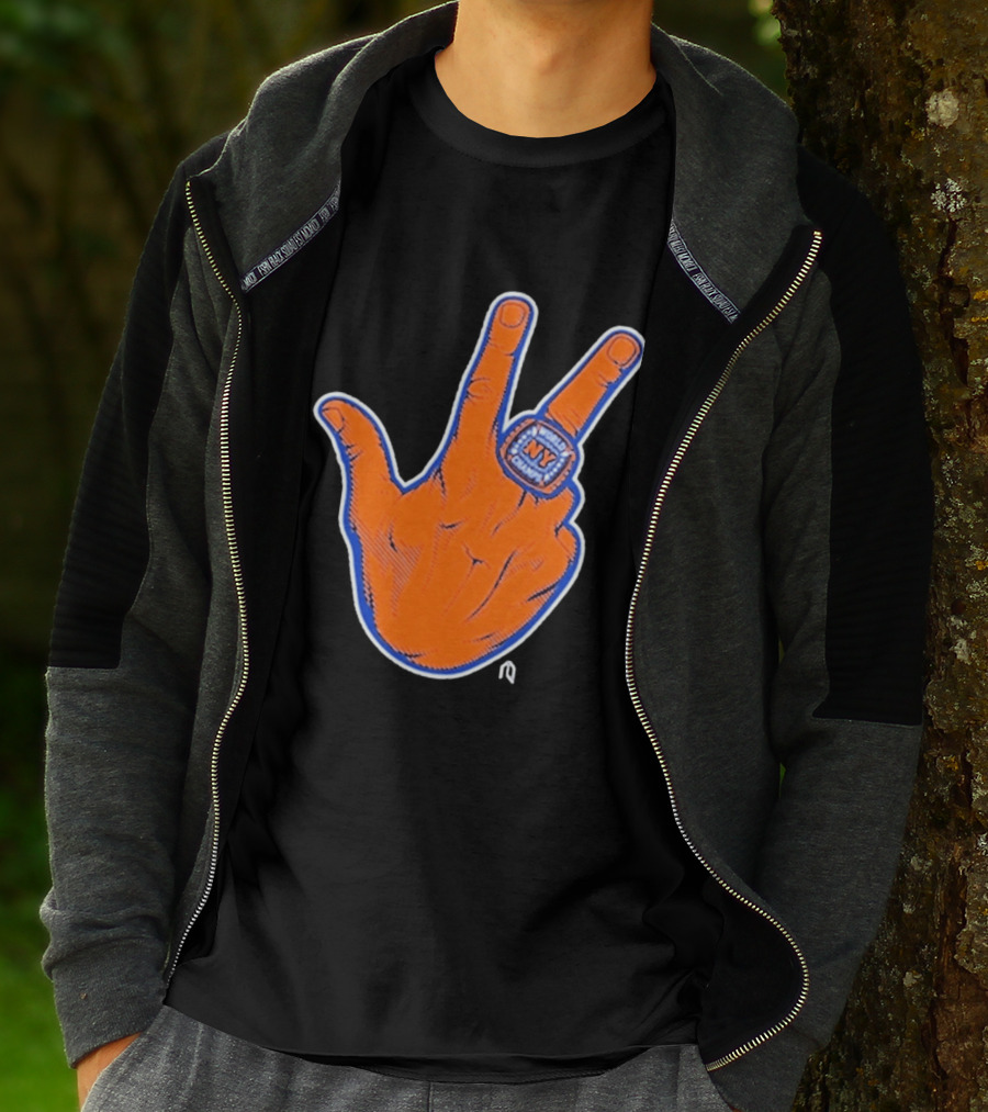 World Champion NY Ring Finger Gesture T-Shirt