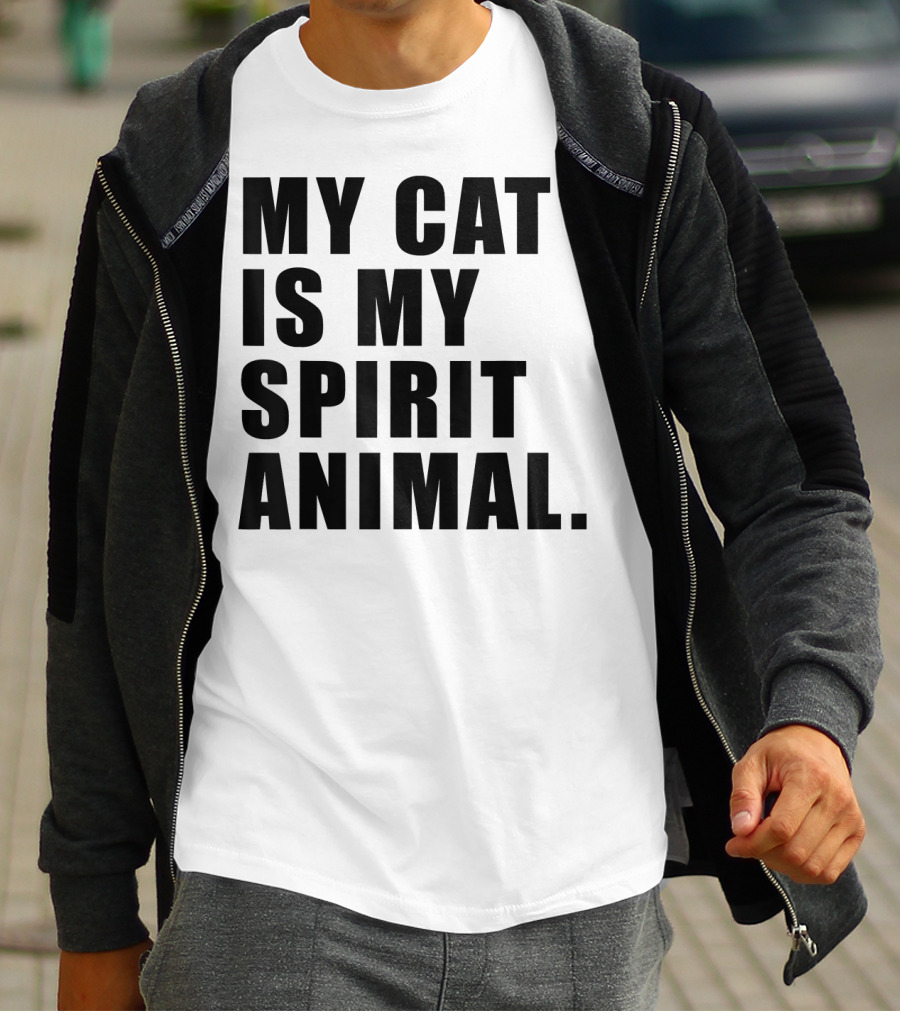 My Cat Is My Spirit Animal T-Shirt