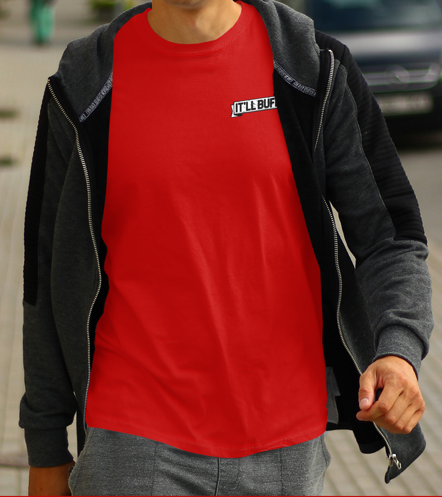 IT'LL BUFF Red T-Shirt