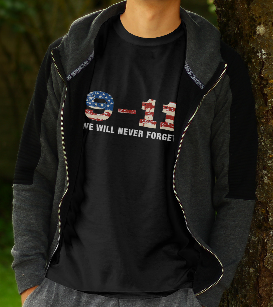 9-11 We Will Never Forget T-Shirt