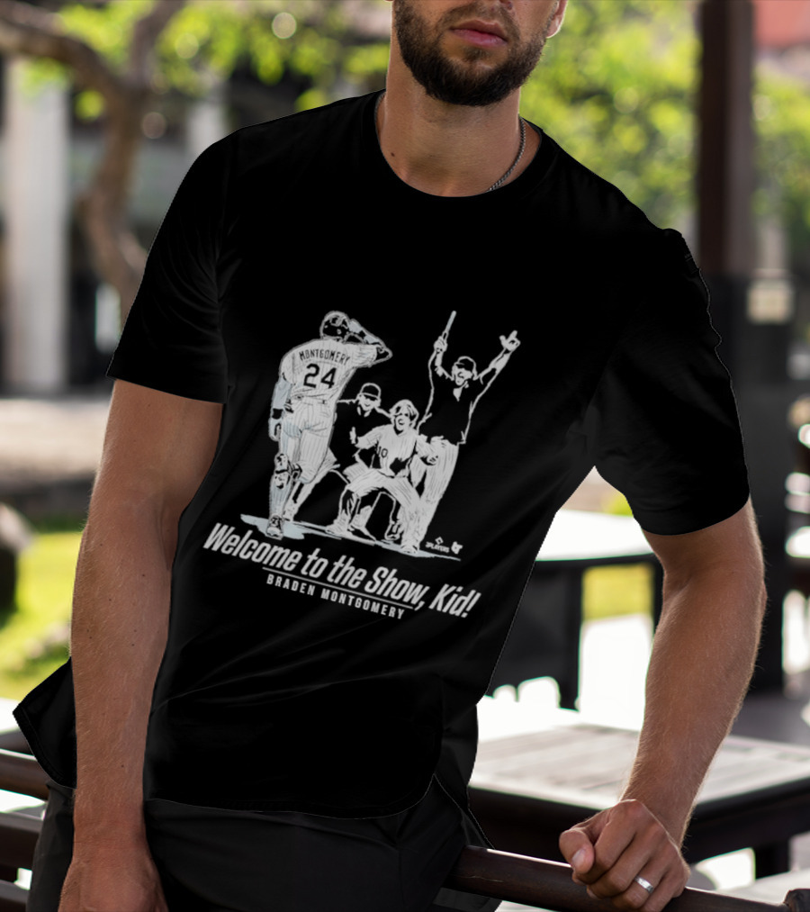 Braden Montgomery Welcome To The Show Kid Baseball 24 T-Shirt