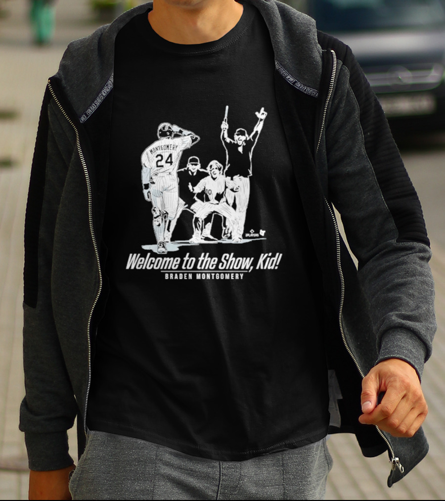 Braden Montgomery Welcome To The Show Kid Baseball 24 T-Shirt