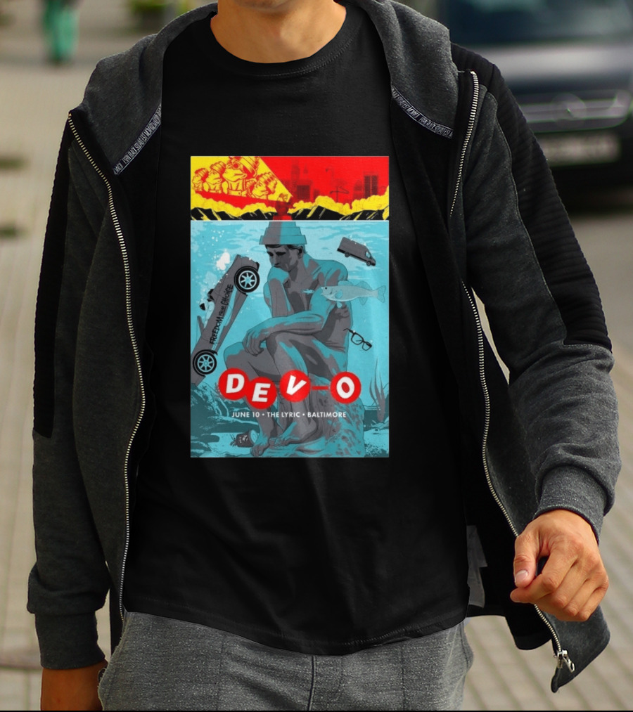Devo June 10 2026 The Lyric Baltimore Freedom Of Choice T-Shirt