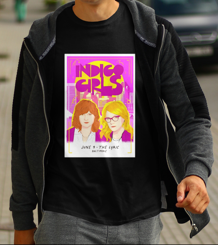 Indigo Girls June 9 The Lyric Baltimore Concert T-Shirt
