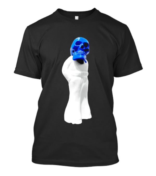 Jack White Frozen Charlotte Blue Skull Modern Gothic T-Shirt