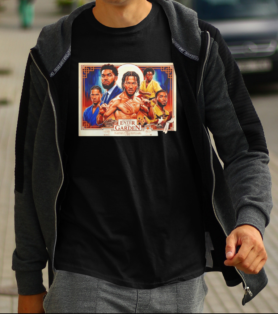 Jalen Brunson Enter The Garden New York Knicks Basketball Enter The Dragon T-Shirt