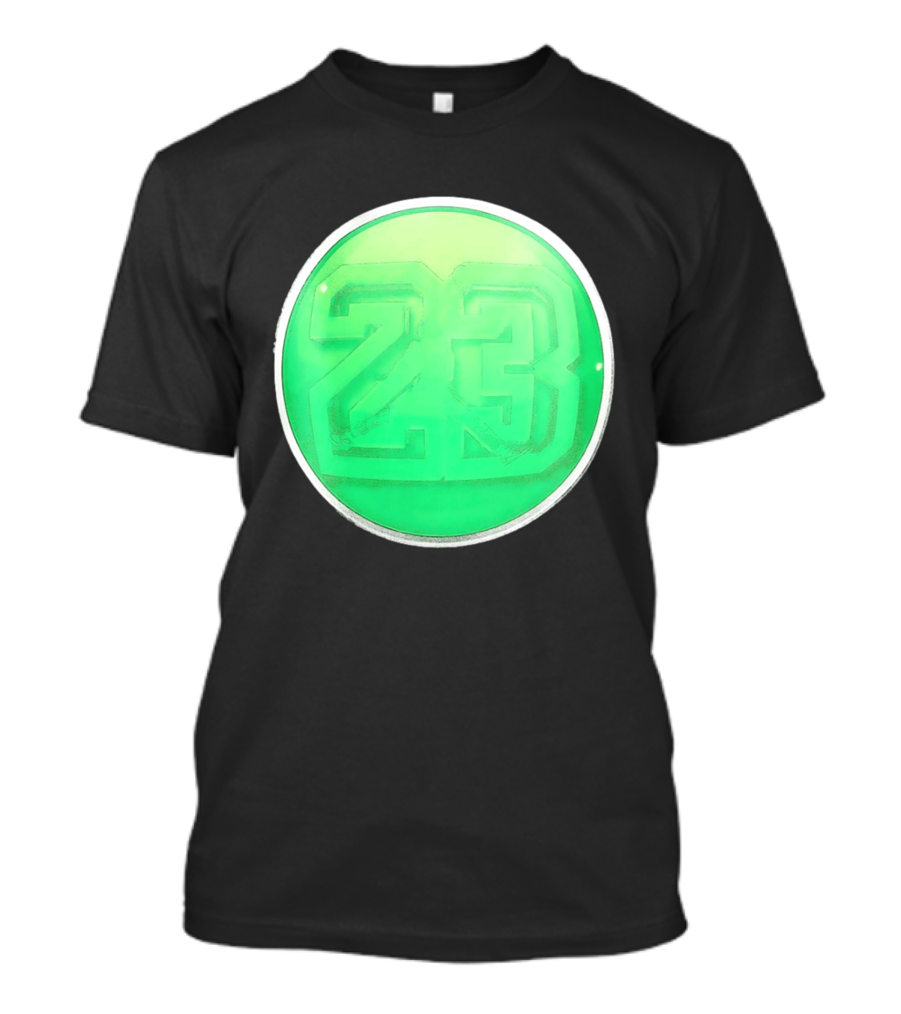 Michael Jordan 23 Green Basketball T-Shirt