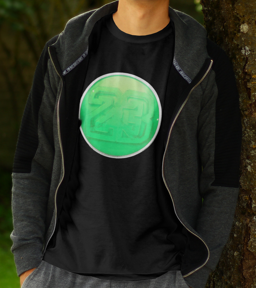 Michael Jordan 23 Green Basketball T-Shirt