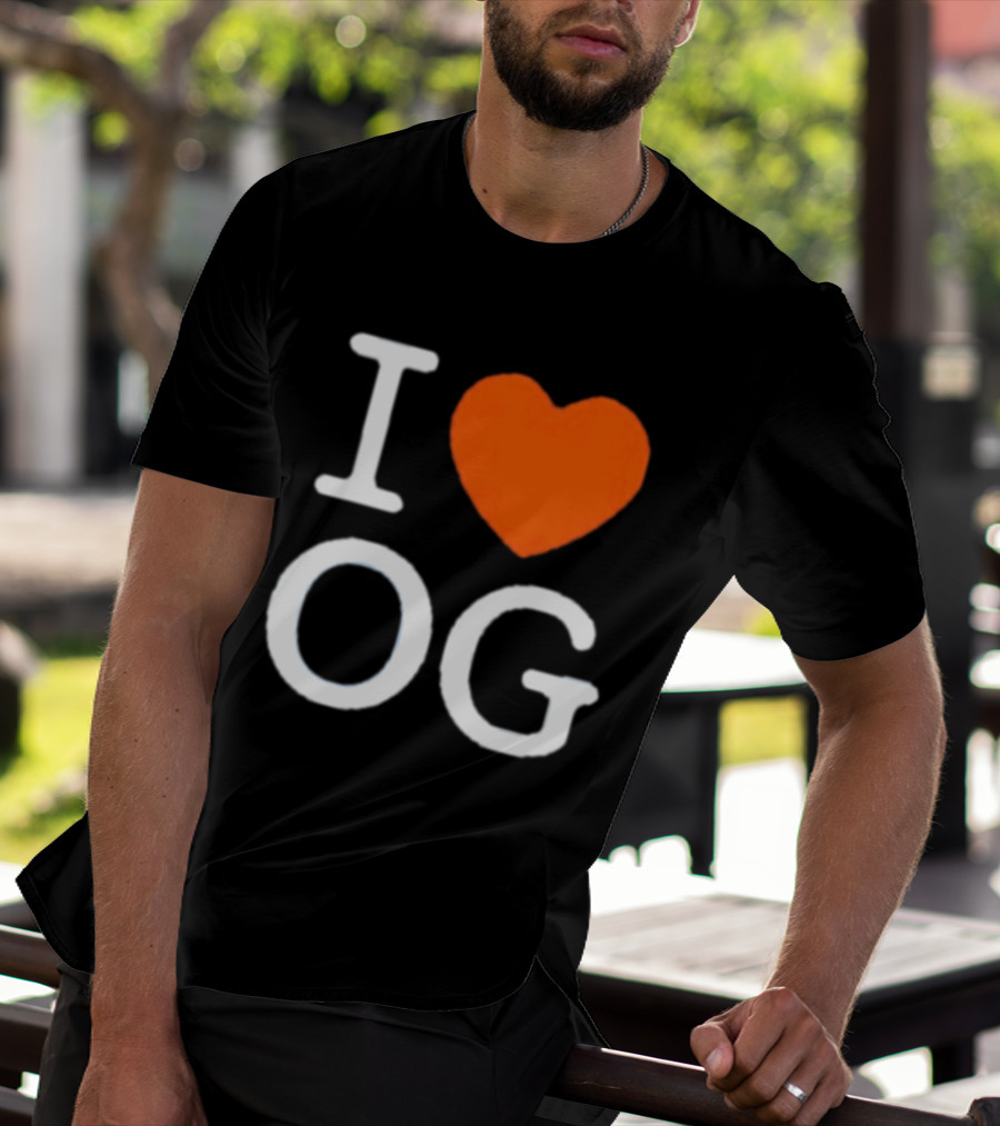 I Love OG Anunoby Orange Heart Knicks T-Shirt
