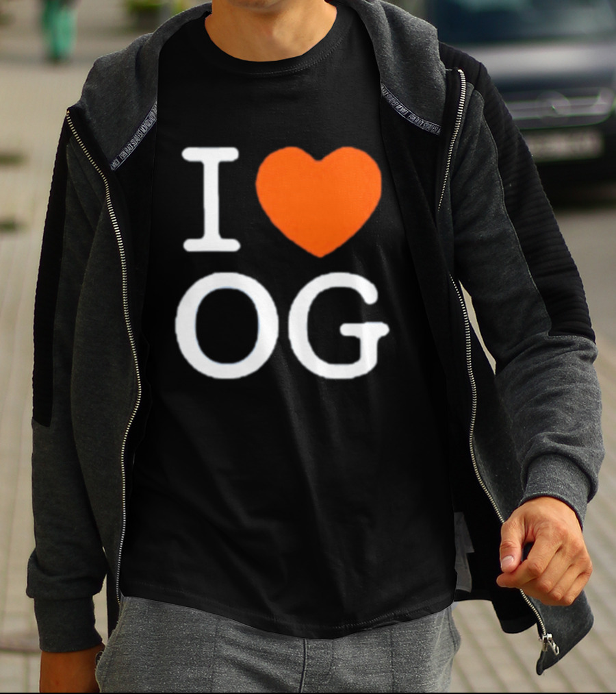 I Love OG Anunoby Orange Heart Knicks T-Shirt