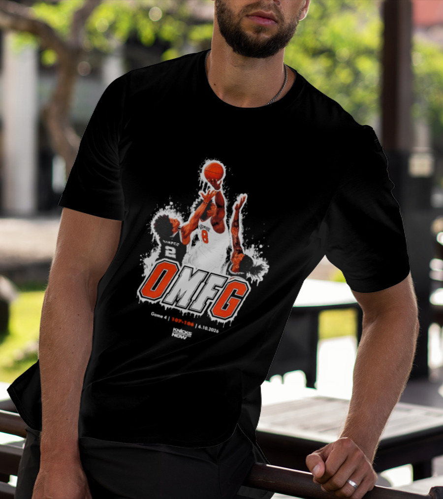 OMFG OG Anunoby New York Knicks Basketball Game 4 107 106 Knicks Now T-Shirt