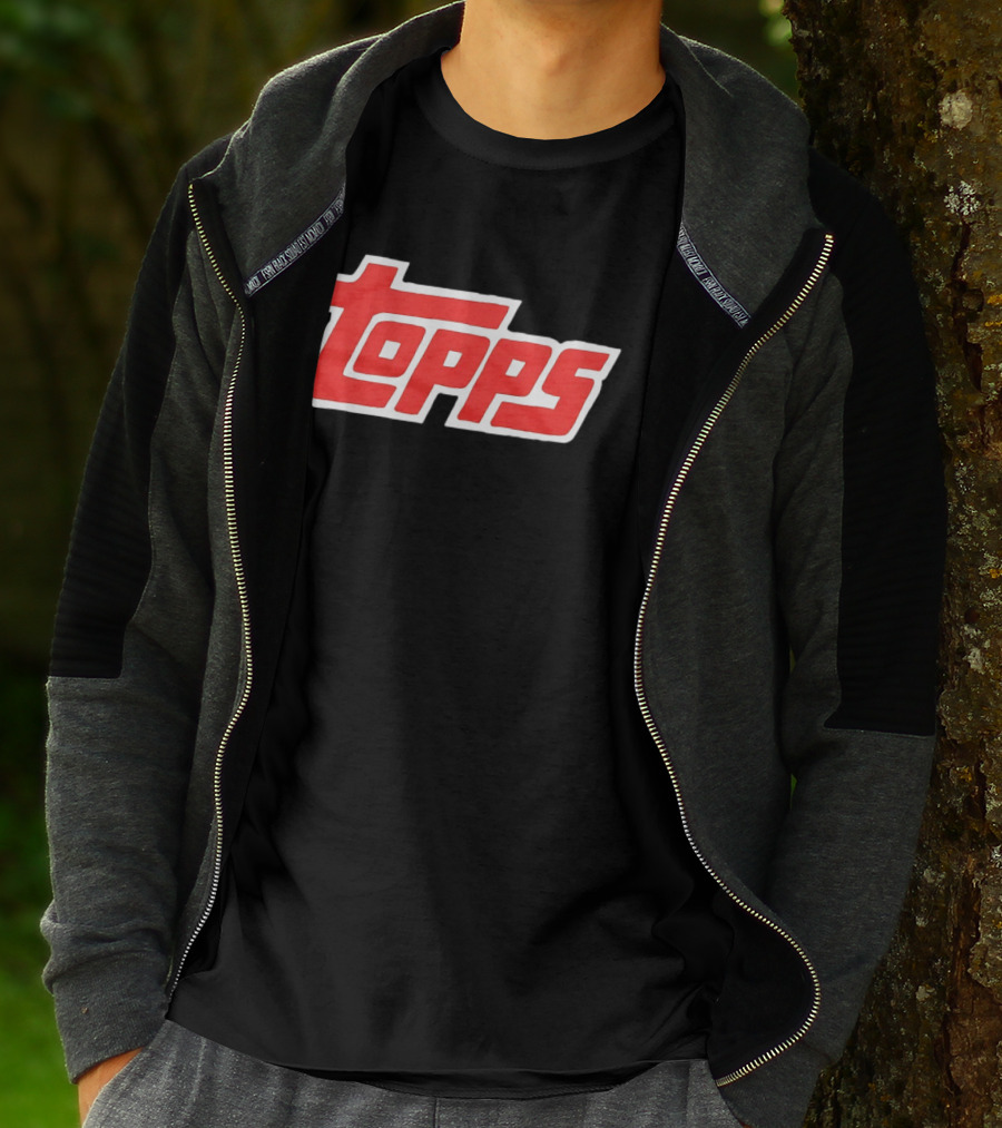 Topps Baseball Card Company Retro Red T-Shirt