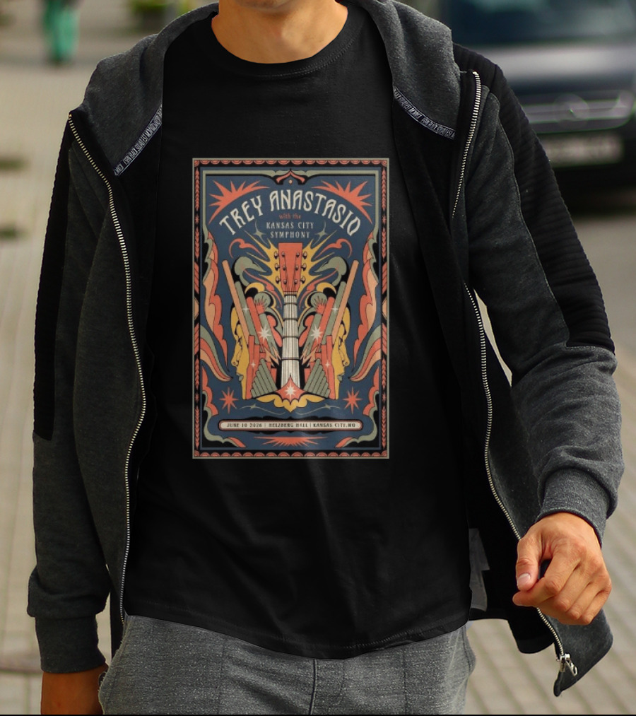 Trey Anastasio With The Kansas City Symphony June 10 2026 Helzberg Hall Kansas City MO T-Shirt