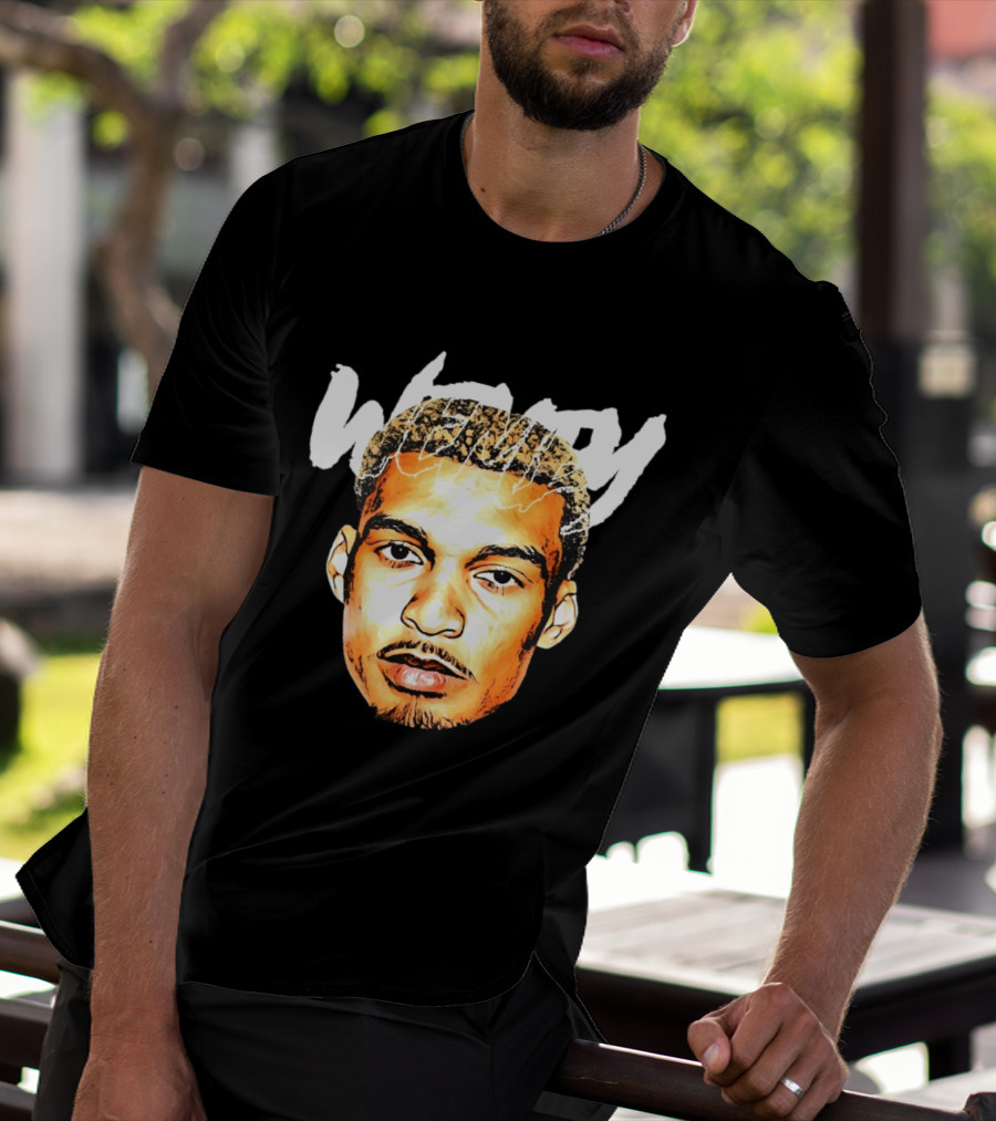Victor Wenby Bold Basketball Star Big Head T-Shirt