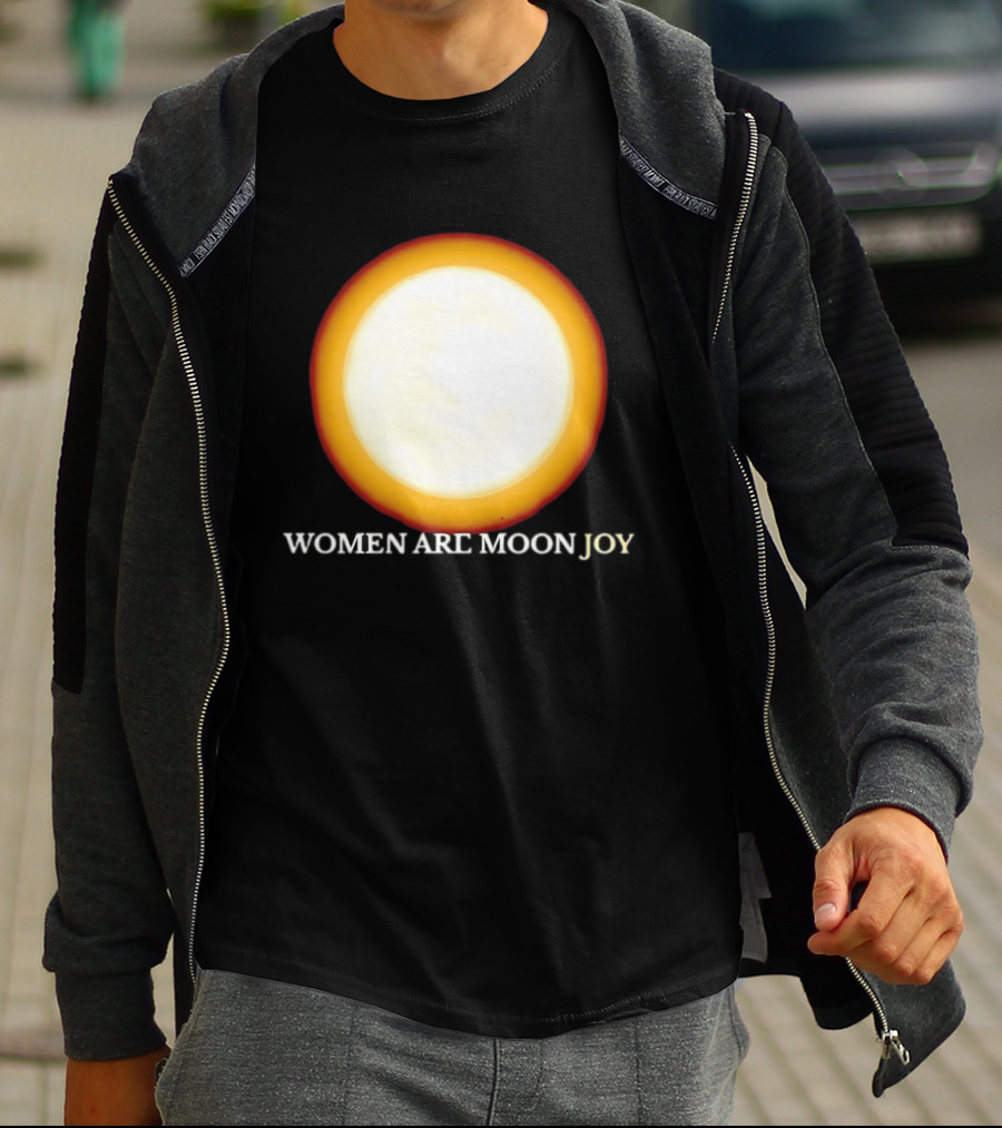 Women Are Moon Joy Full Moon Glow T-Shirt