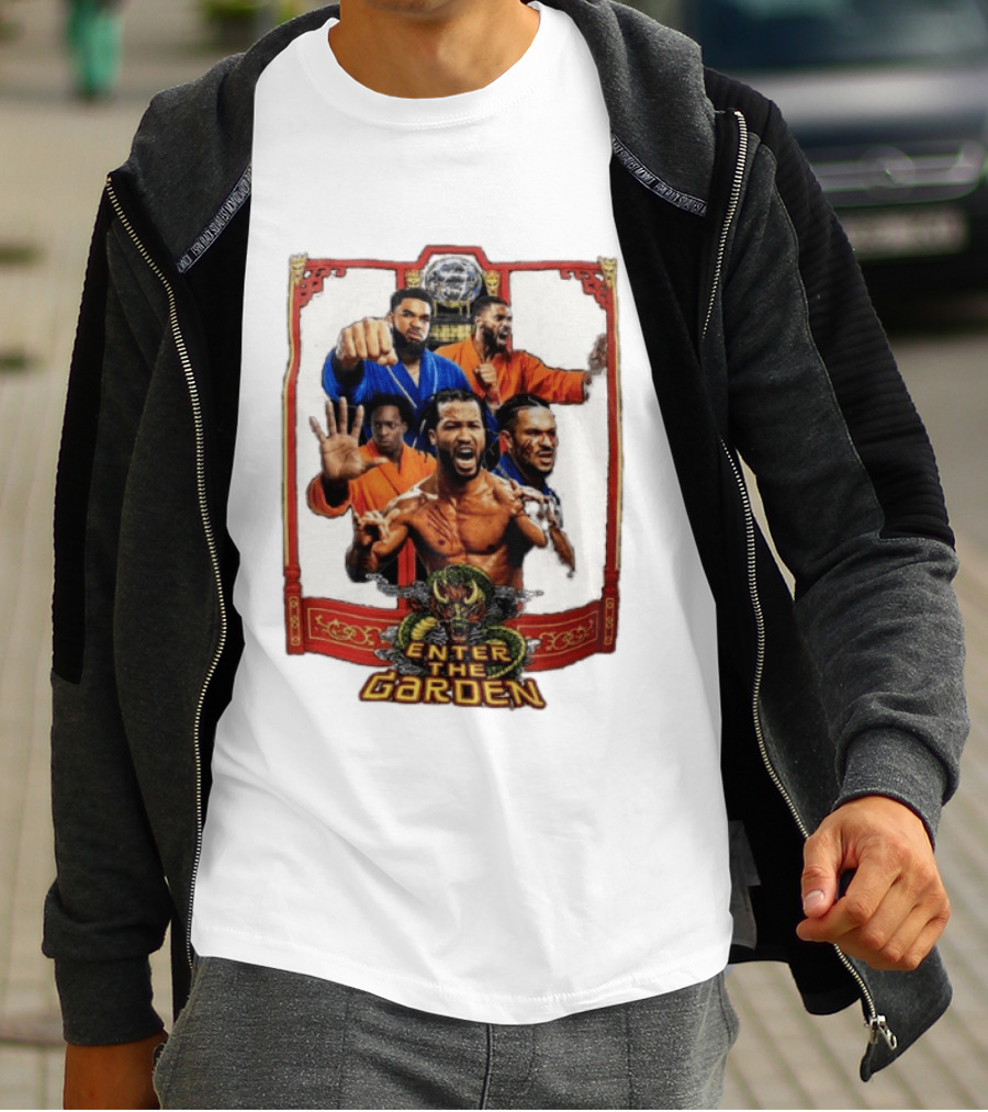 Enter The Garden Knicks Jalen Brunson Josh Hart OG Anunoby Basketball T-Shirt