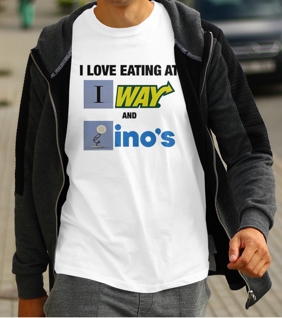 I Love Eating At IWAY And Ino's Lamp T-Shirt