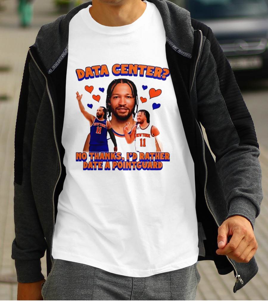 No Thanks I'd Rather Date A Point Guard Jalen Brunson Data Center T-Shirt