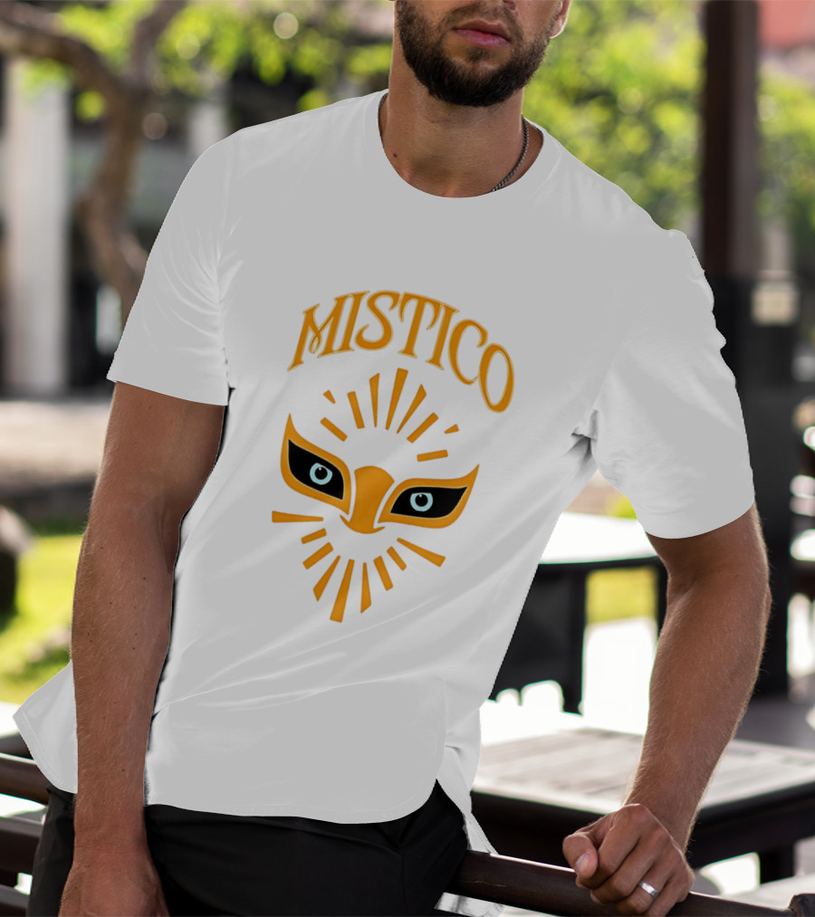 Mistico Mask Iconic Symbol With Radiant T-Shirt