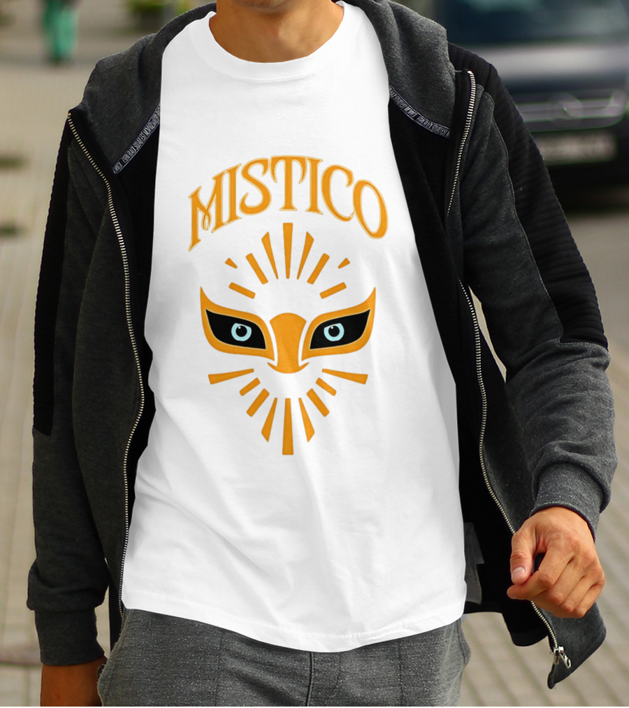 Mistico Mask Iconic Symbol With Radiant T-Shirt