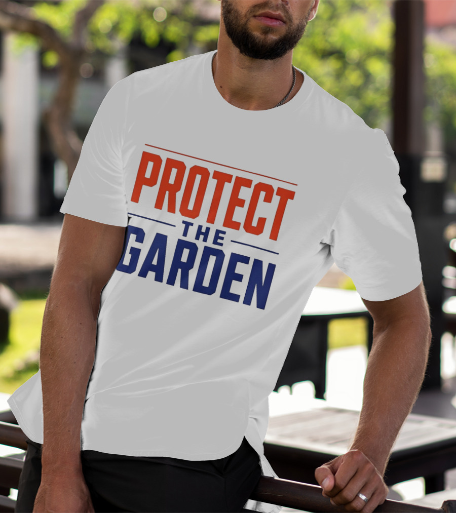 New York Knicks Protect The Garden Madison Square Basketball Team T-Shirt