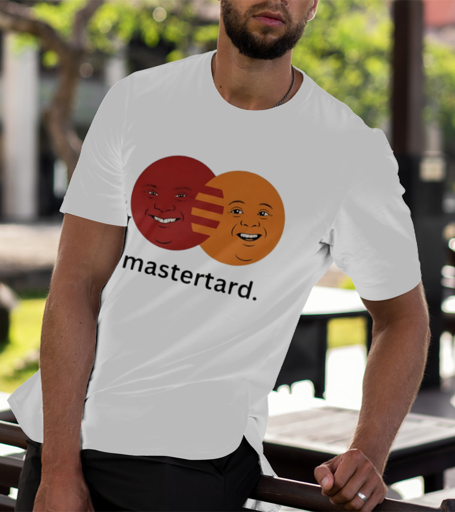 Mastertard Meme Funny Smile Parody Circles T-Shirt