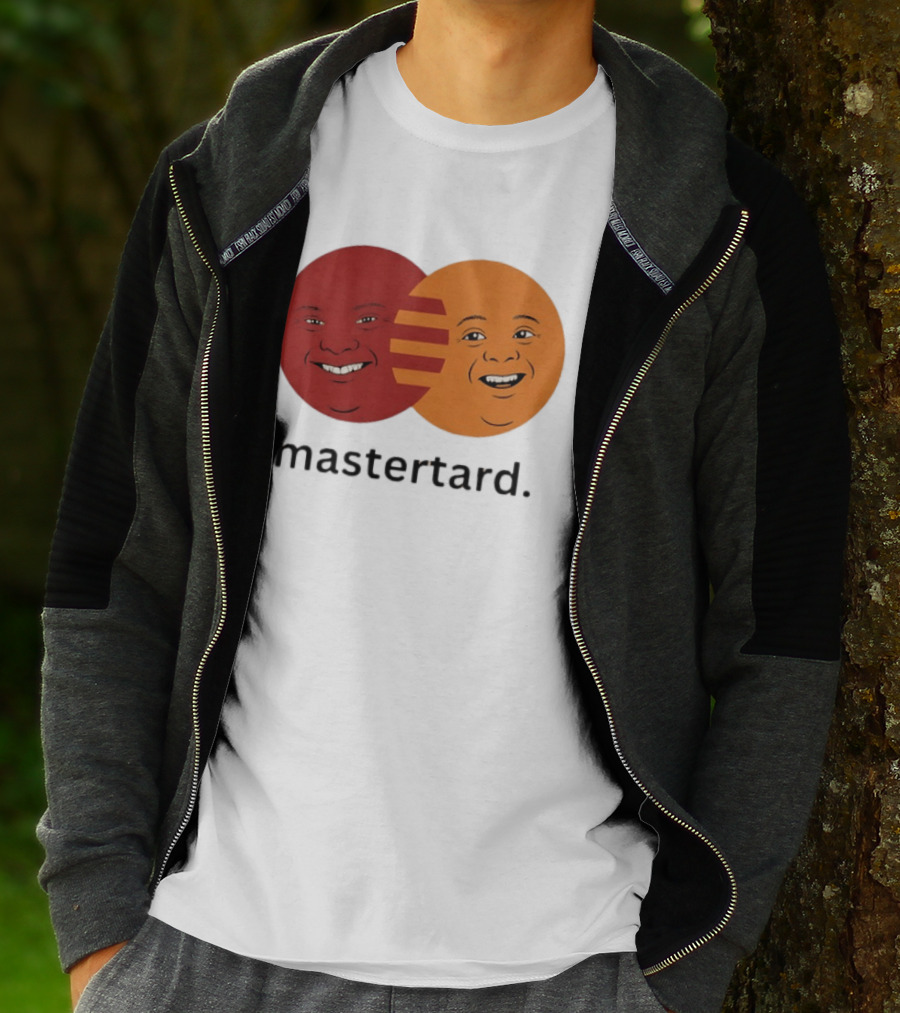 Mastertard Meme Funny Smile Parody Circles T-Shirt