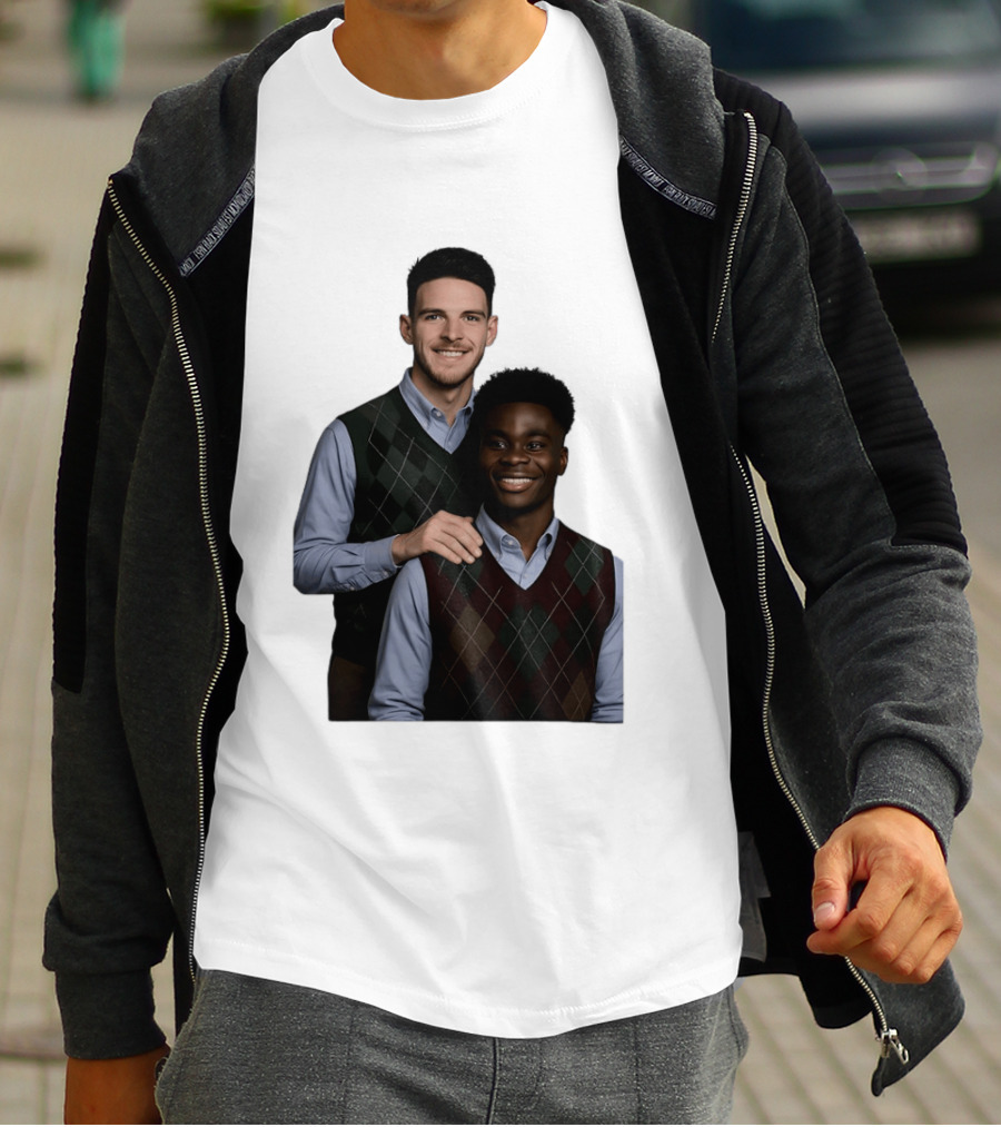 Saka Declan Rice Step Brother Arsenal FC Football Duo T-Shirt